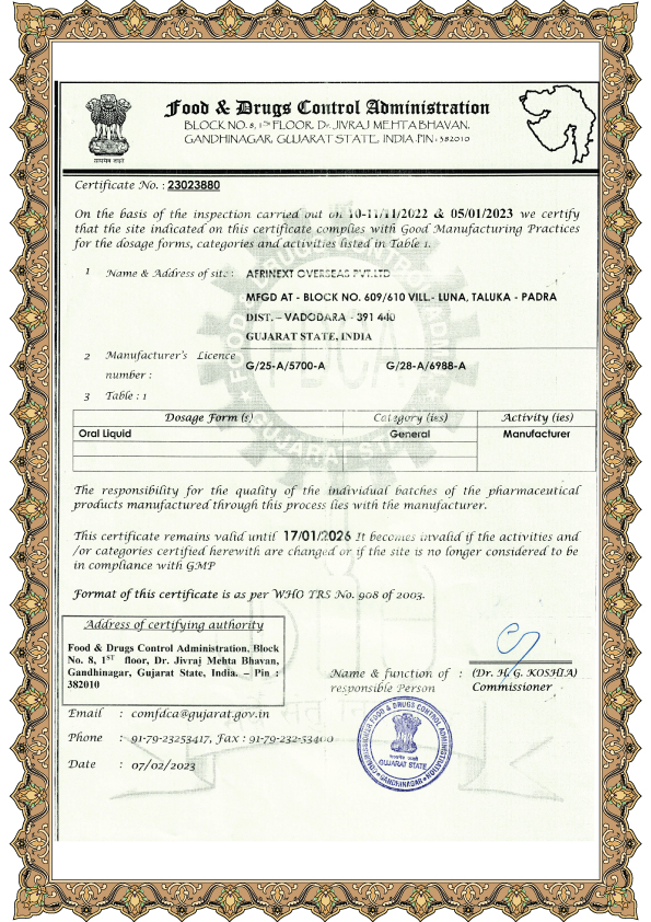 Certificates 6